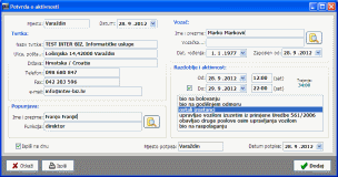 Fast AETR attestation creation (obligatory in EU)